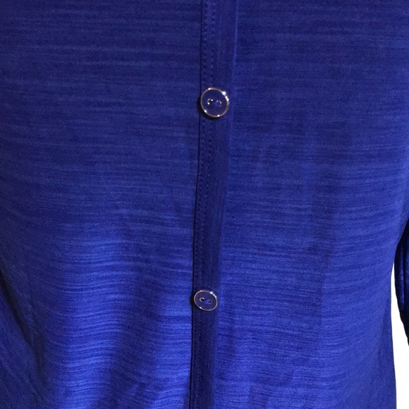 Blue 3/4 Sleeve Pullover - Picture 3 of 5